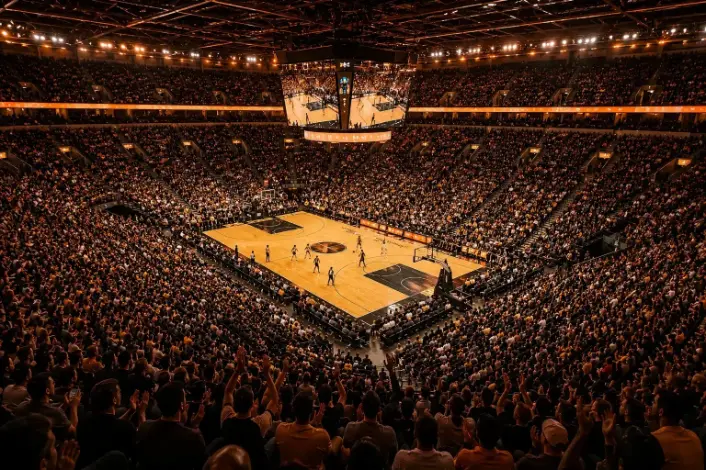 Fa assistindo a um jogo da NBA no telemovel enquanto verifica odds de apostas